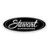 STEWART OVAL STICKER MEDIUM BLACK