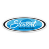 STEWART OVAL STICKER MEDIUM BLUE WAVE