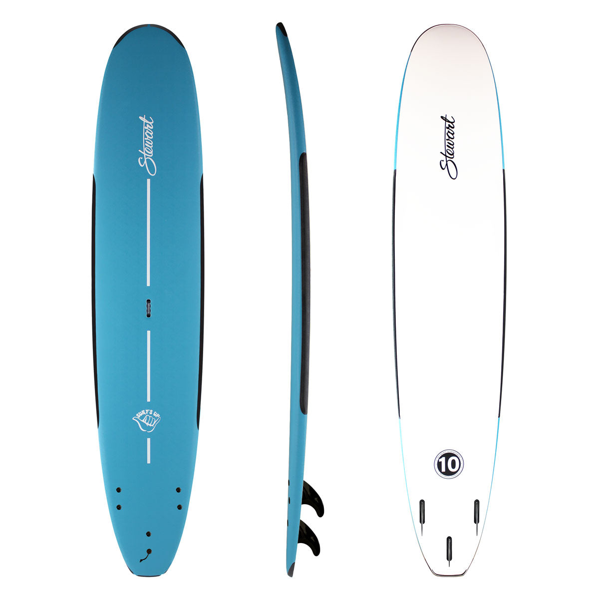 10'0 SURF'S UP SOFT TOP SURFBOARD - 10'0 X 24 5/8" X 3 1/2"