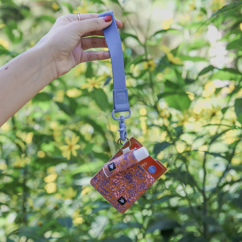 Thread Keychain Clip - Dusty Blue