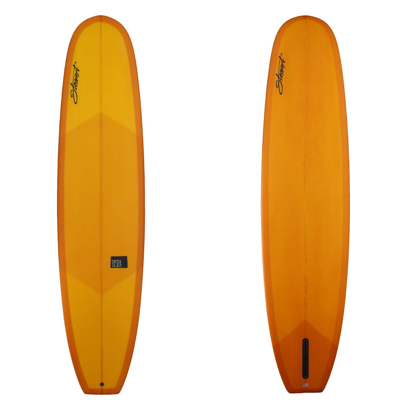 top and bottom view of stewart tipster with orange tint