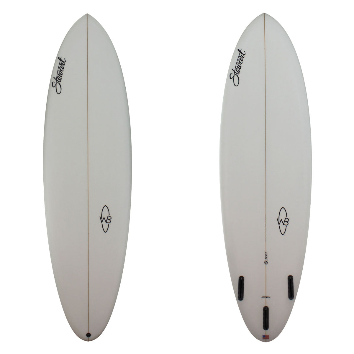 stewart wild bill mid length clear glassjob