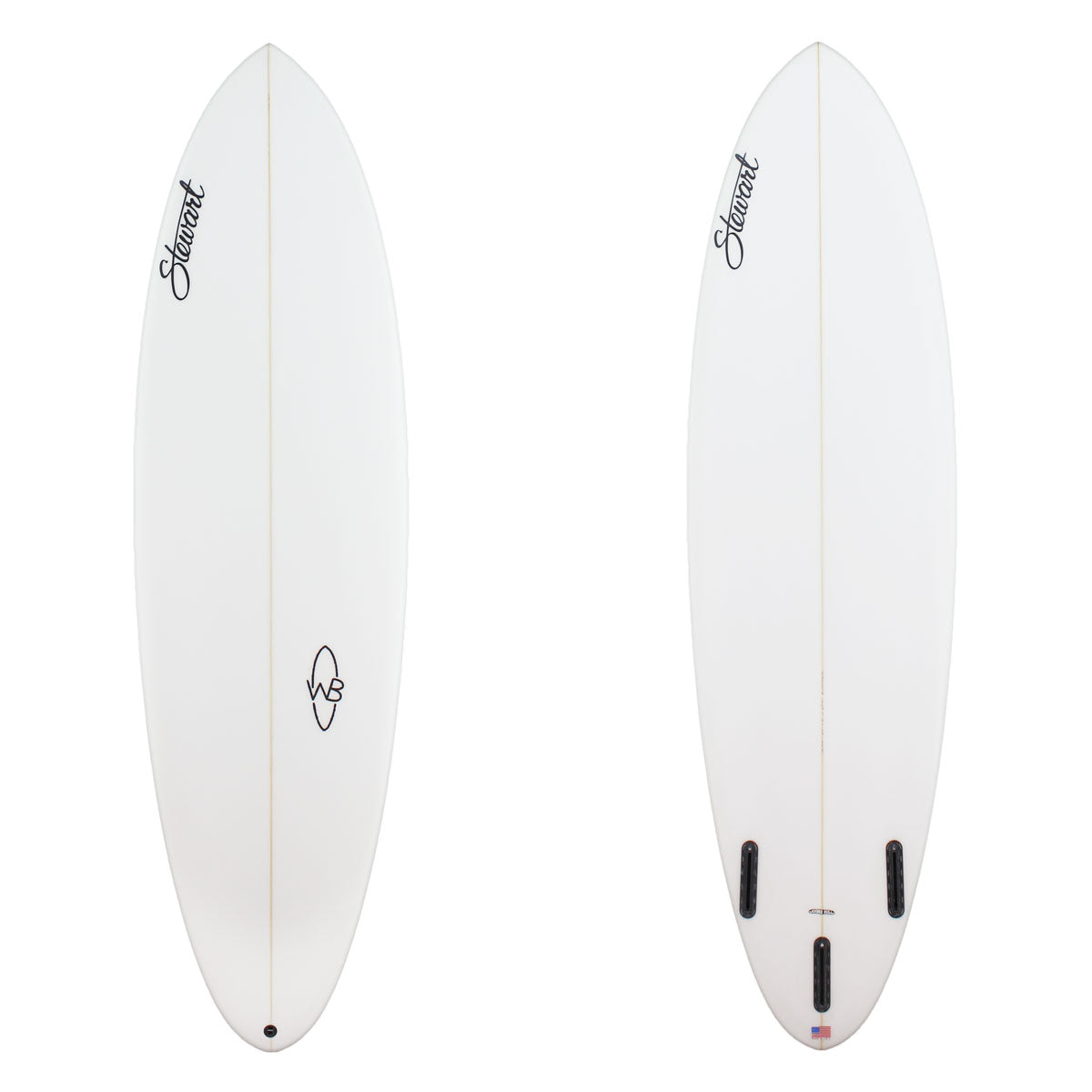 Stewart Shortboard 6'4" Wild Bill (6'4", 21", 2 3/4") B#128709 clear and sand only 