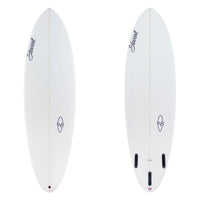 stewart wild bill mid length with clear glassjob and black logos 