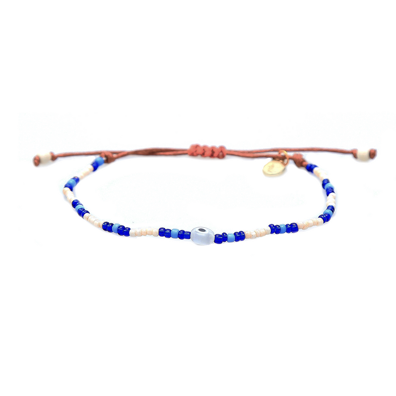 LOTUS & LUNA CLARITY & MINDFULNESS EVIL EYE BRACELET