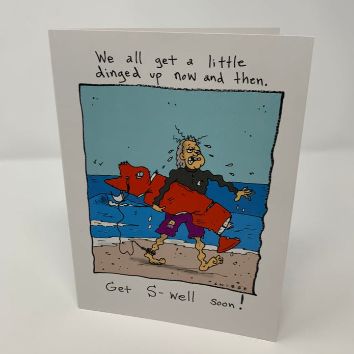 GREETING CARD - "GET S-SWELL SOON"