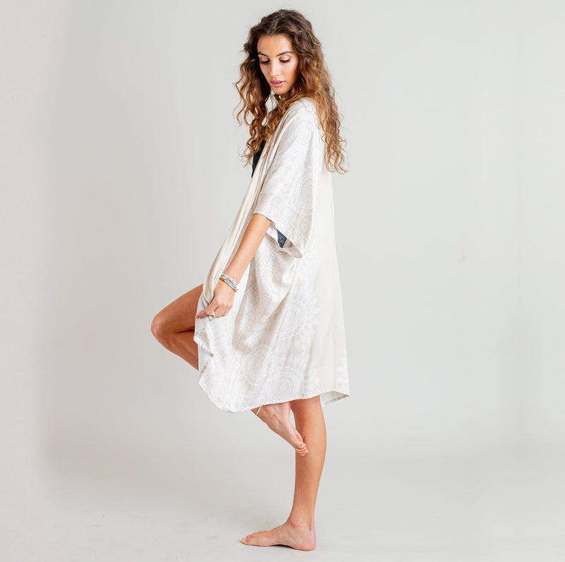 LOTUS & LUNA WOMEN'S BEACH KIMONO