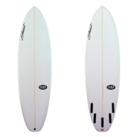 Stewart Surfboards 6'0" 949-Comp with clear white deck and bottom