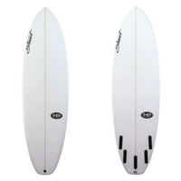 Stewart Surfboards 5'10" 949-Comp with clear white deck and bottom