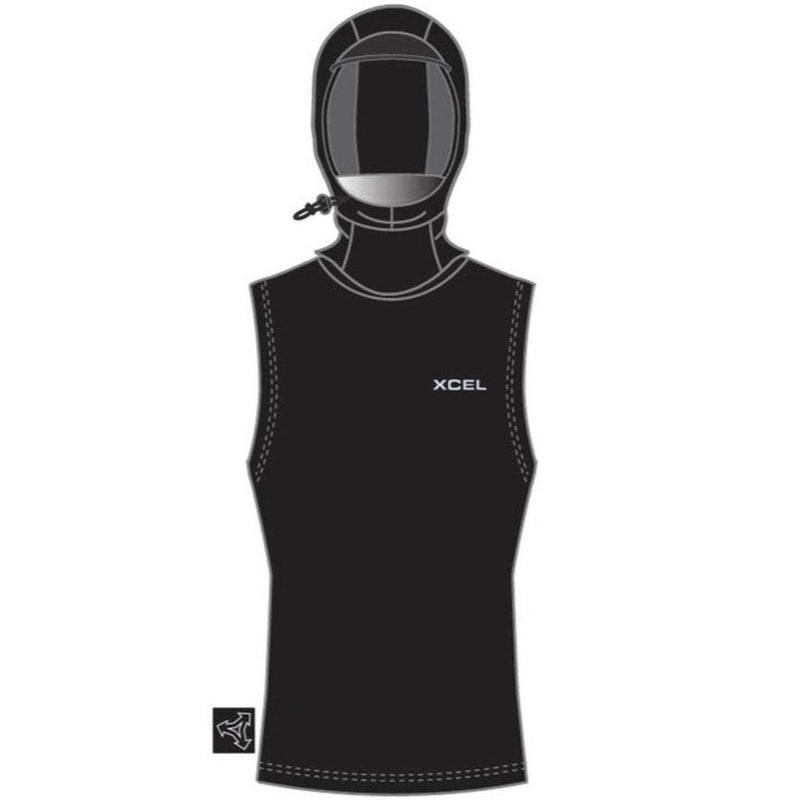 XCEL MEN'S INSULATE-XR VEST W/2MM HOOD