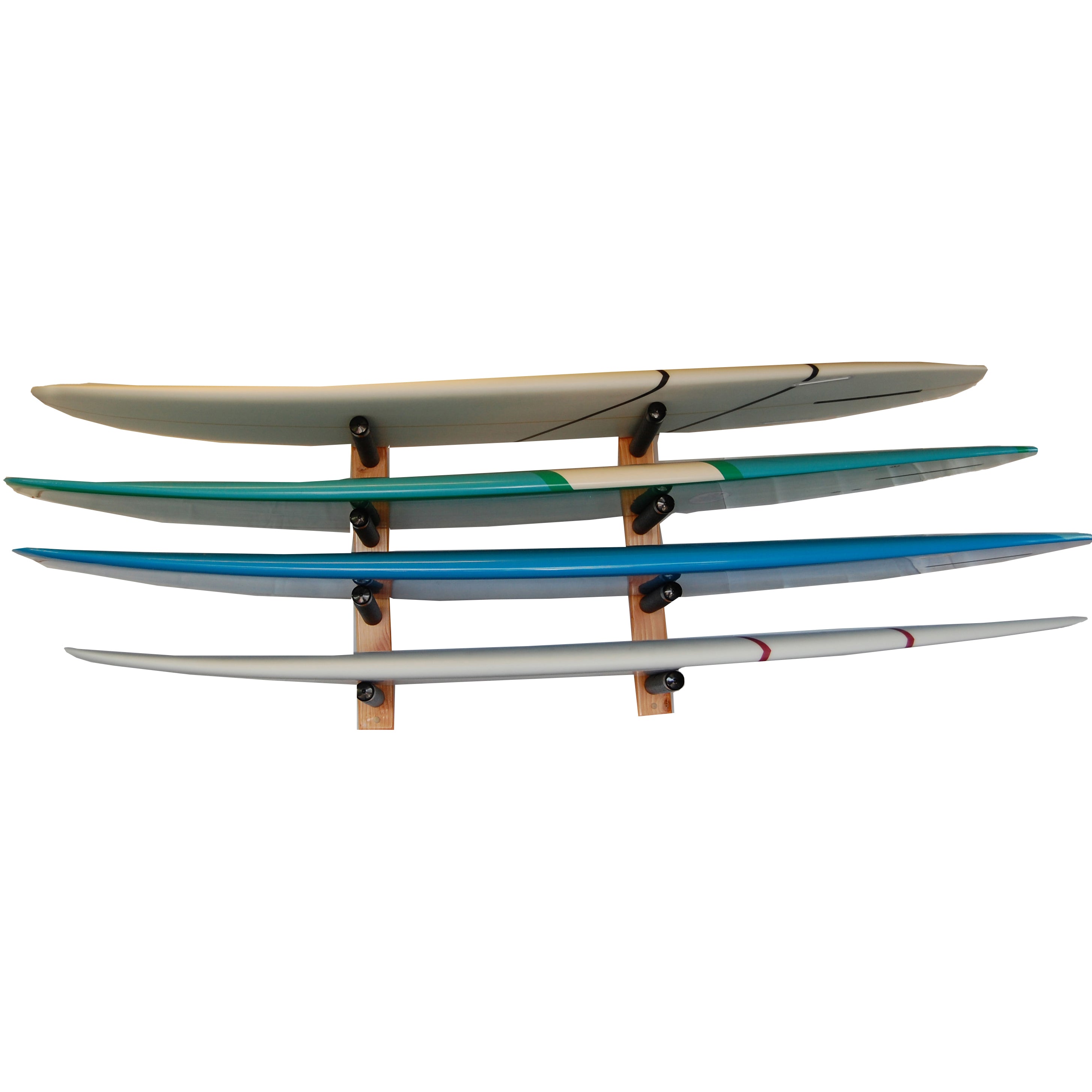 BLOCK SURF WOOD WALL RACK Stewart Surfboards