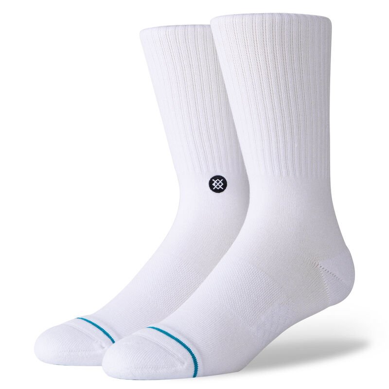 STANCE ICON CLASSIC CREW SOCK - WHITE