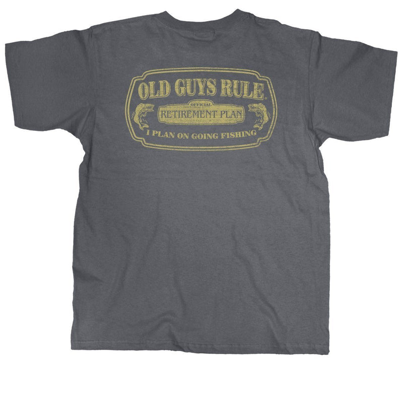 OLD GUYS RULE - RETIREMENT PLAN T-SHIRT