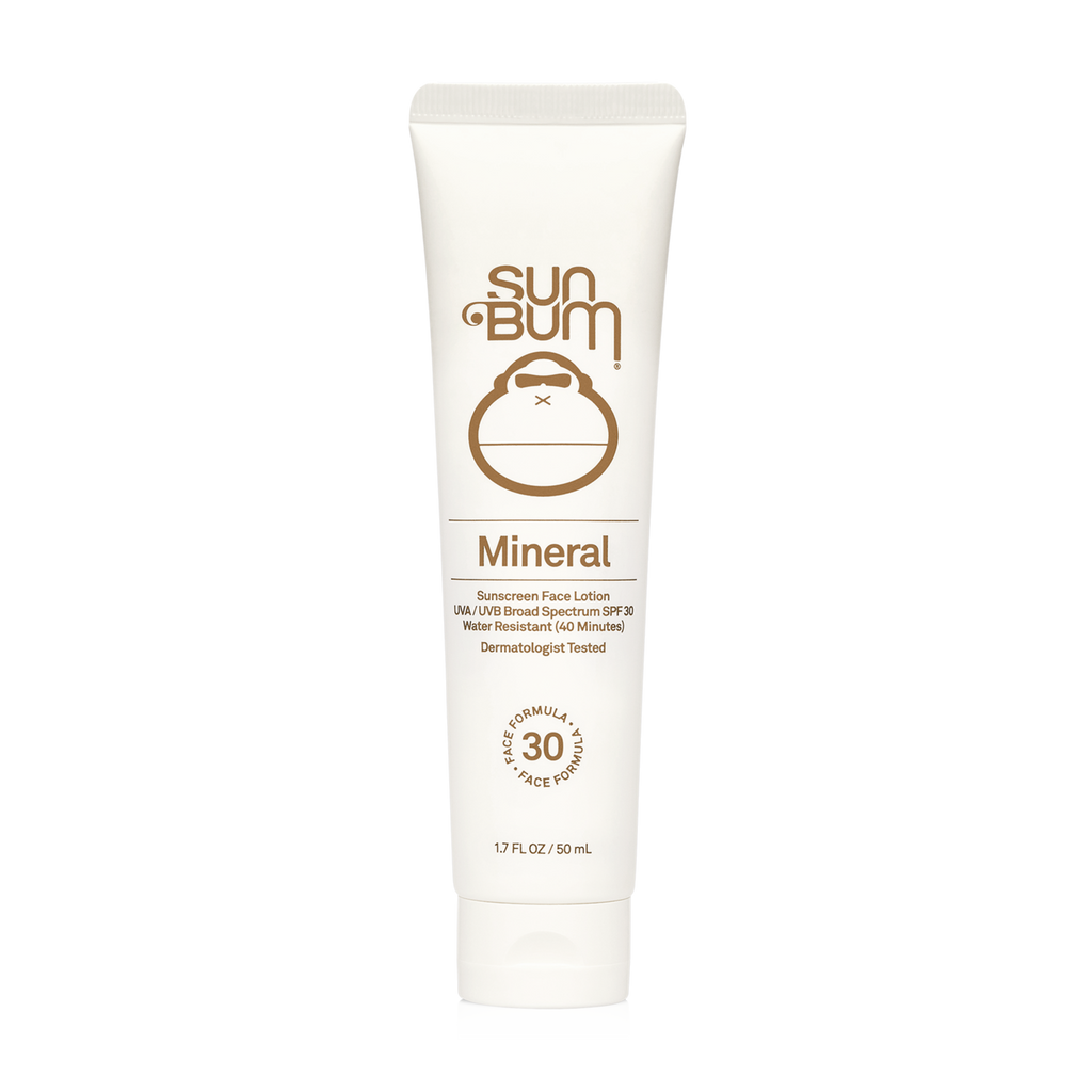 SUN BUM MINERAL SPF 30 SUNSCREEN FACE LOTION