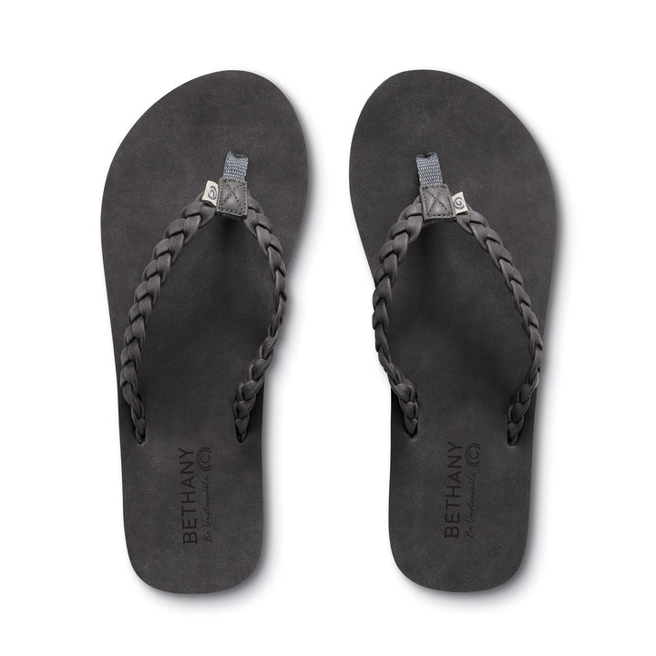 COBIAN BETHANY BRAIDED PACIFICA - CHARCOAL