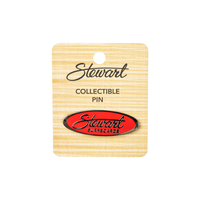 STEWART COLLECTIBLE PIN RED