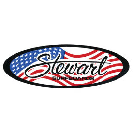 STEWART OVAL STICKER SMALL