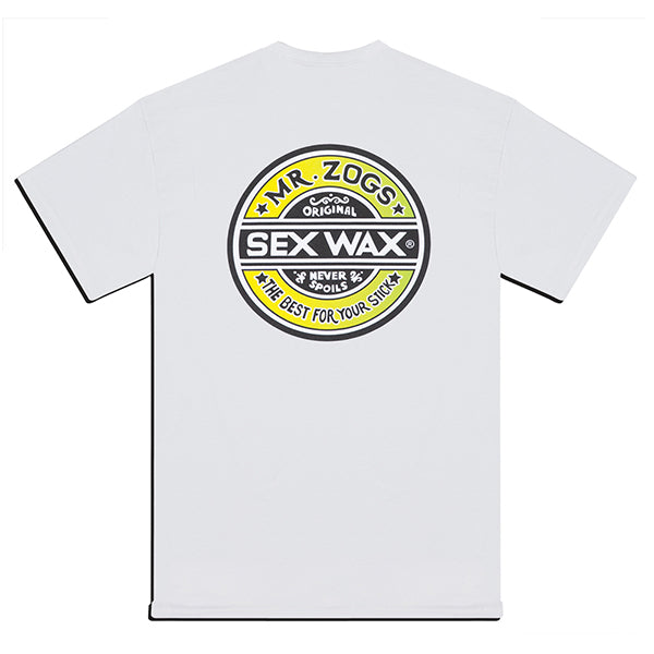 SEX WAX "FADE" S/S T-SHIRT- WHITE