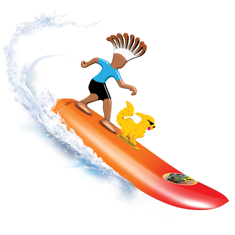 SURFER DUDES LEGENDS PETS Stewart Surfboards