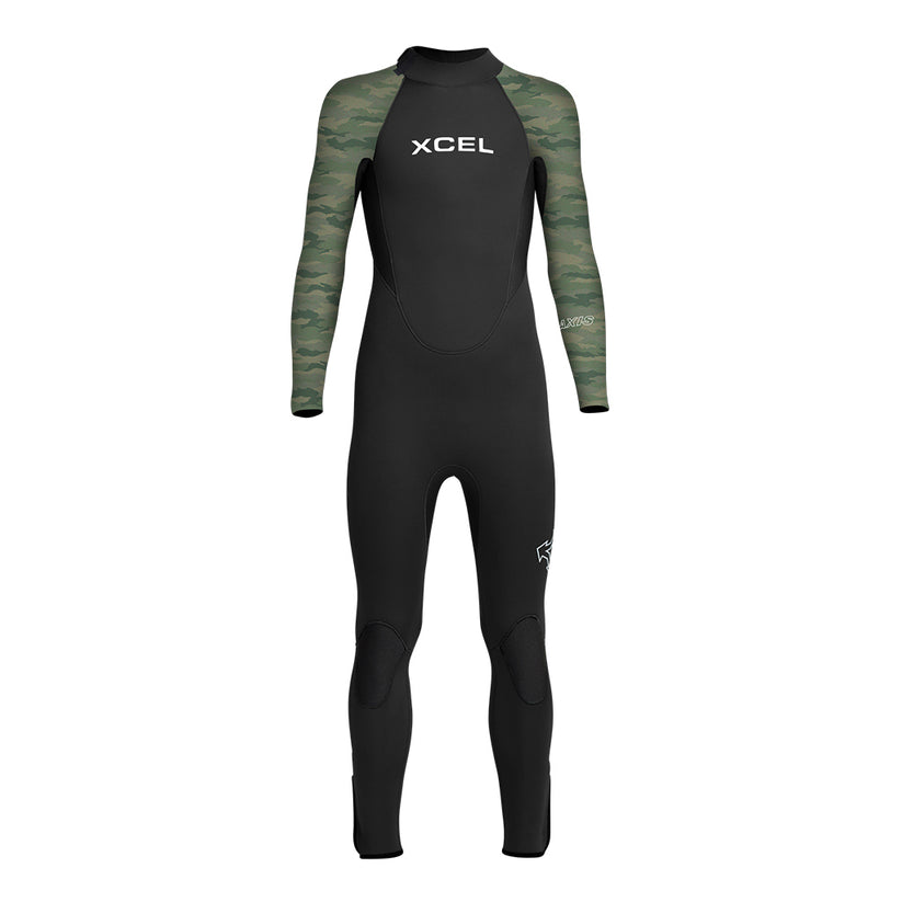 KID'S AXIS BACK ZIP 3/2MM FULL WETSUIT FA22