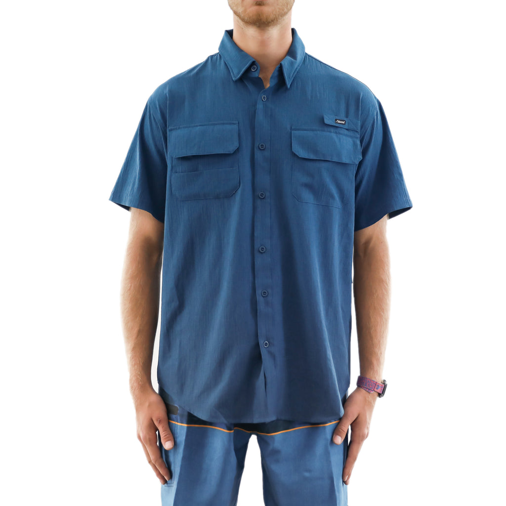 STEWART MEN'S BIMINI S/S COLLARED SHIRT