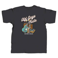 OLD GUYS RULE - RED WHITE N BLUES T-SHIRT
