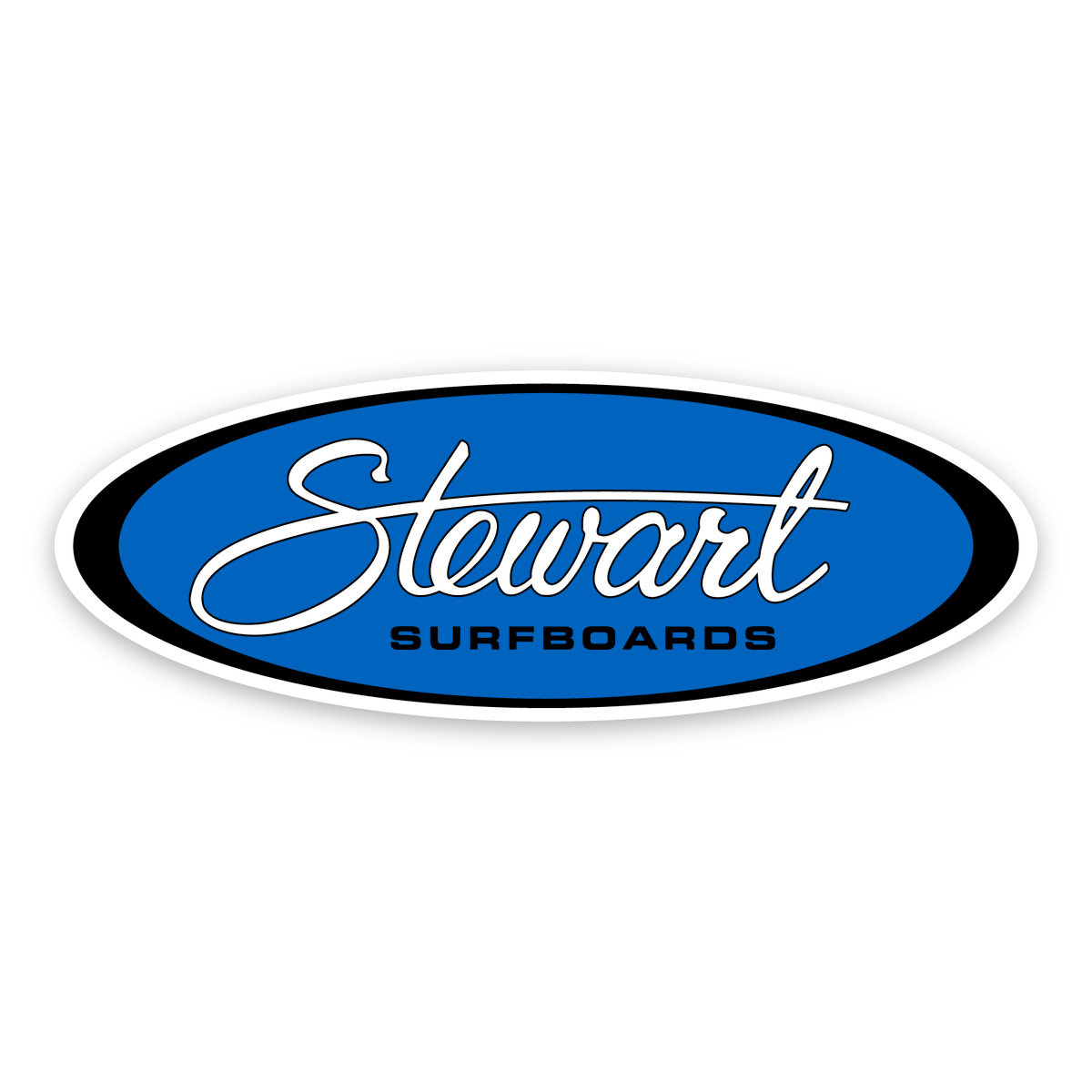 STEWART OVAL STICKER SMALL