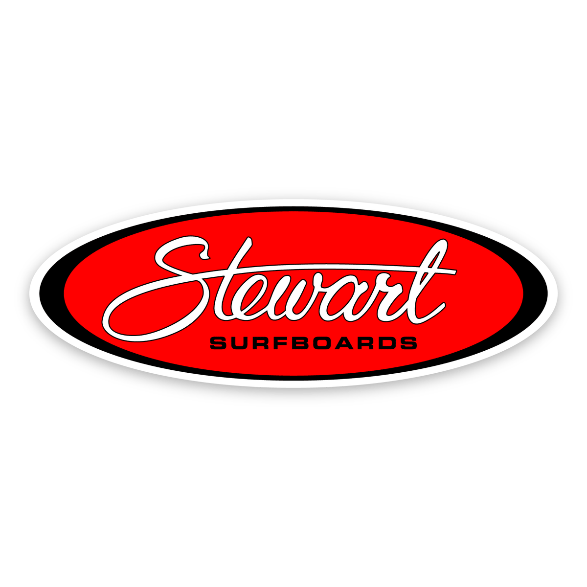 STEWART OVAL STICKER SMALL