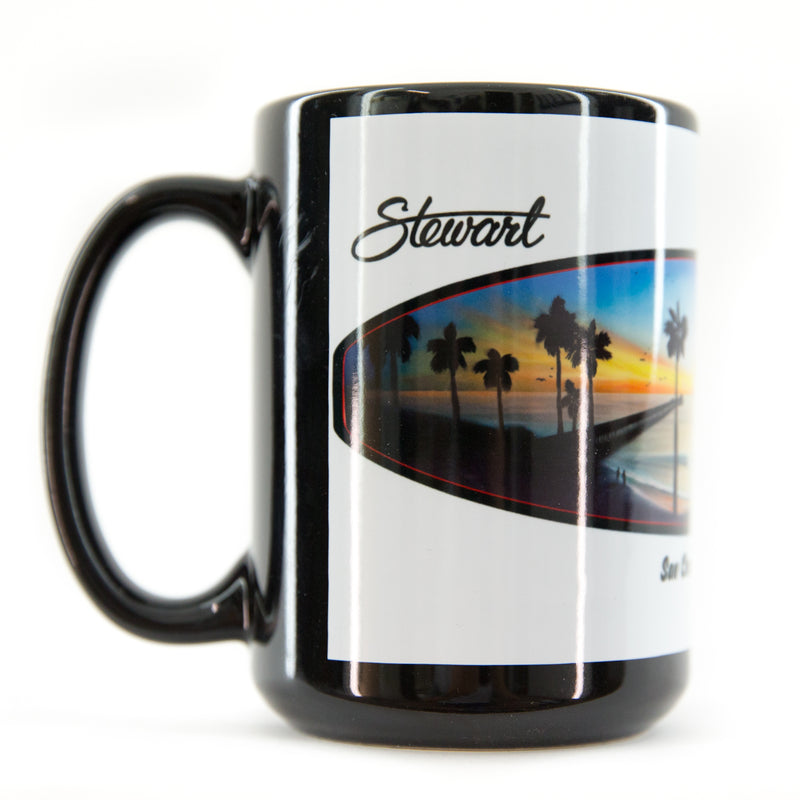 STEWART SAN CLEMENTE PIER COFFEE MUG