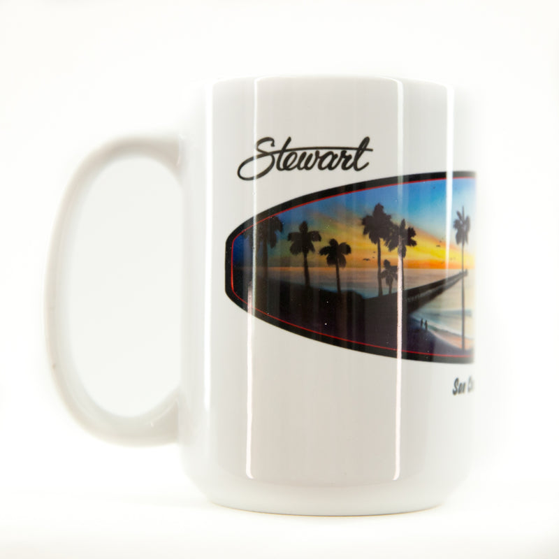 STEWART SAN CLEMENTE PIER COFFEE MUG