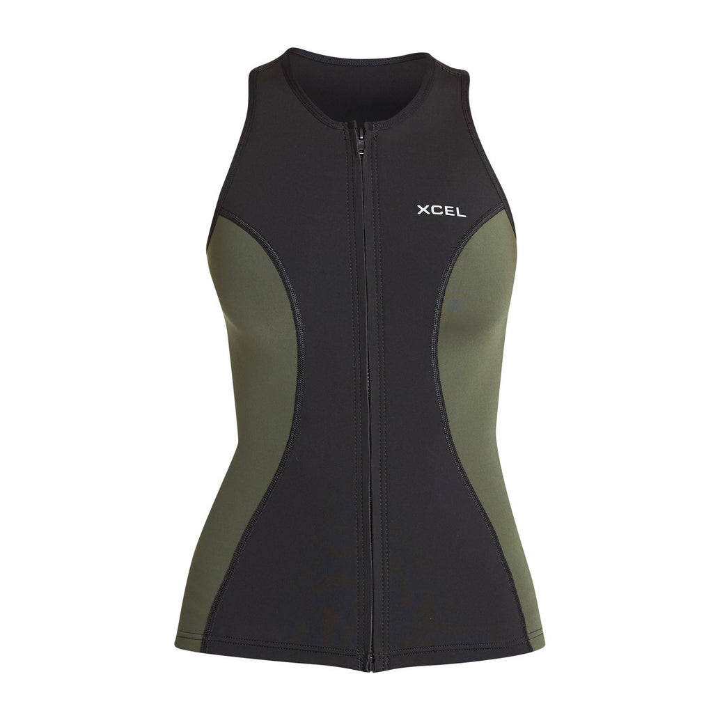 XCEL WOMEN'S AXIS FRONT ZIP VEST 1.5/1MM SP19